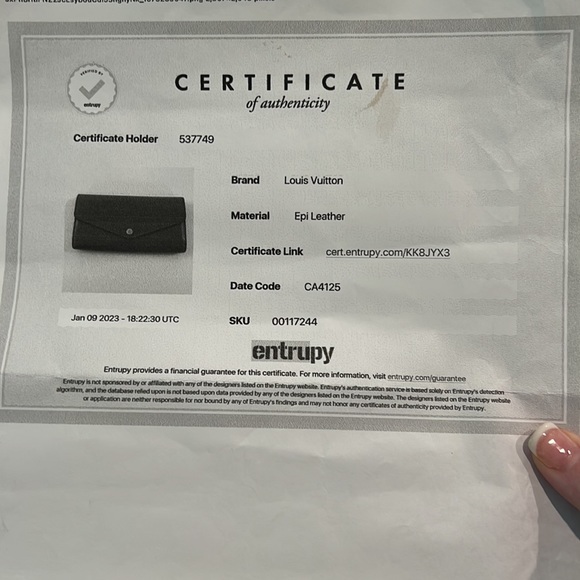 ❤️ Louis Vuitton Sarah NM Wallet Epi Leather Red - Picture 16 of 16